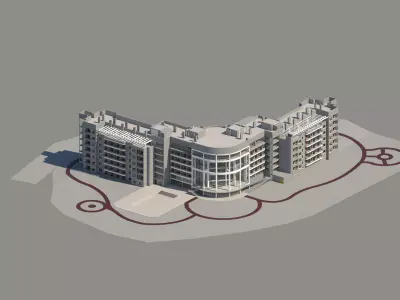 Rest Home Revit Design Project 2017 3D model