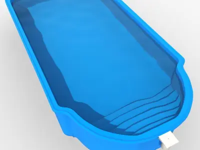 Ontario swimming pool 3D model