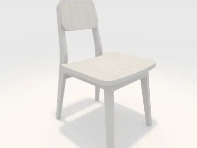 Chair 2 Low-poly 3D model purchase