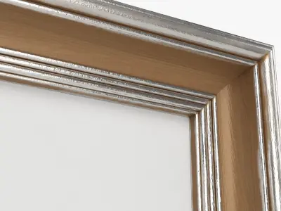 Frame portrait with picture 03 3D model