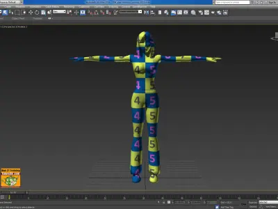 035 3ds max 2016 Unwrap Mapping vol 35 MP4 3D model