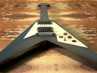 Kirk Hammett - Flying V 3D model