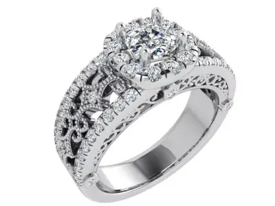 Halo Diamond Band 3660 3D print model