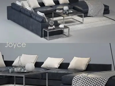 Sofa Baxter Joyce 3 3D model
