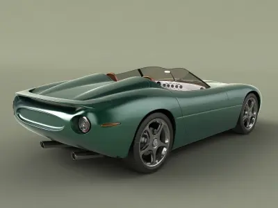 Jaguar XK 180  Concept 3D model