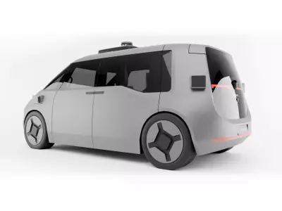 Zeekr Waymo robot taxi 3D model