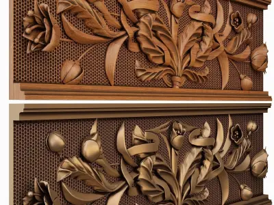 Decor for CNC 3D model