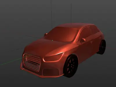 Bugatti and Audi 3D model