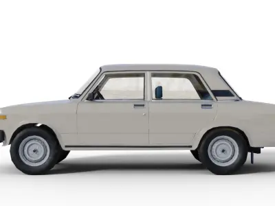 Lada Riva Low Poly Low-poly 3D model