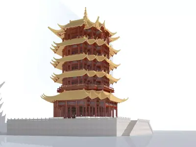 HuangHeLou 3D model