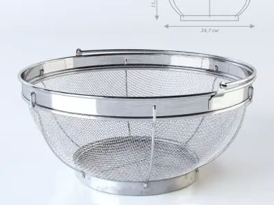 Basket for straining Tescoma Chef 3D model