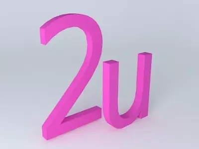 2u decorative object ornament 2u Free 3D model
