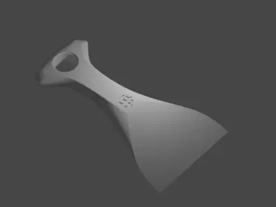 Ice Scraper 001 3D print model