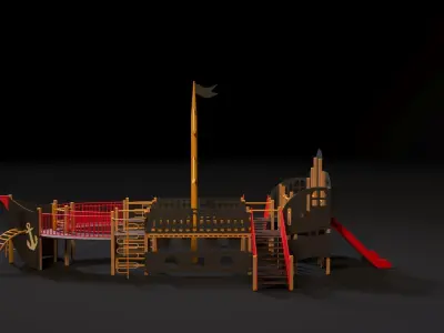 Playground ship 3D model