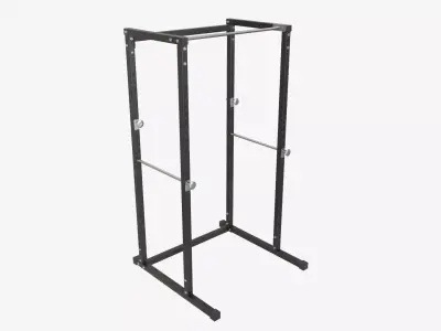 Exercise adjustable bench cage 3D model