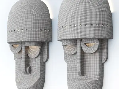 Eric Roinestads Ceramic faces 2 3D model