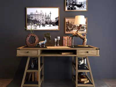 Decor set 01 3D model