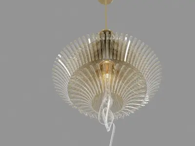 Carousel Chandelier 3D model