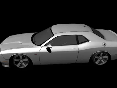 DODGE CHARGER SRT8 2013 Custom Low-poly 3D model