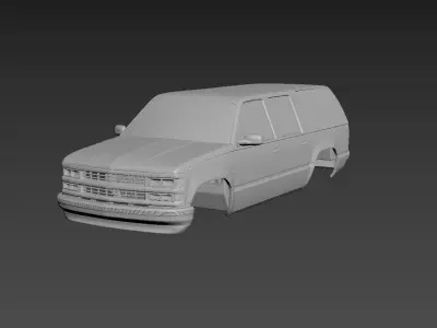 Chevrolet Suburban 1999 Body For Print 3D print model