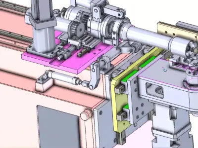 CNC 5 Axis Tube Bending Machine -Precision Pipe and Tube Forming 3D model