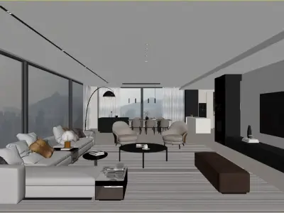 Italian Minimalism 3D model