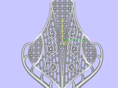 Luxury Statement Necklace for Timeless Style 3D print model