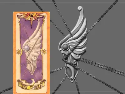 THE SHIELD SAKURA CARD CAPTOR 3D print model