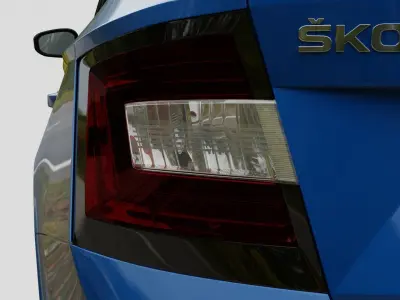 Skoda Fabia Combi 2015 3D model