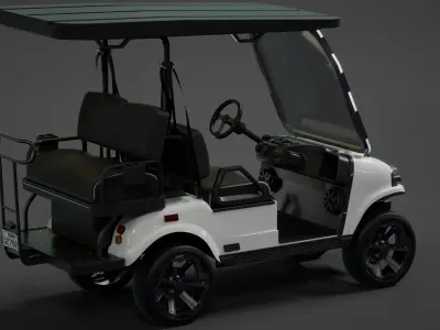 golf-cart-evolution-Turfman 200 3D model