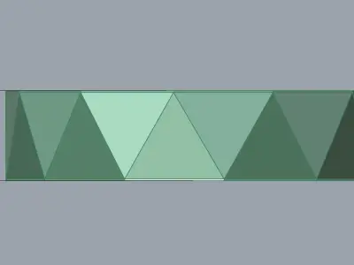 Geometric Rail Ring Free 3D print model