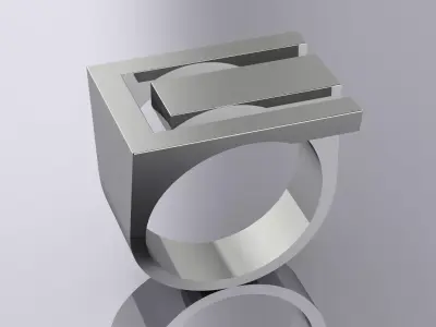 Jewelry Gold Brand Gold 3D print model