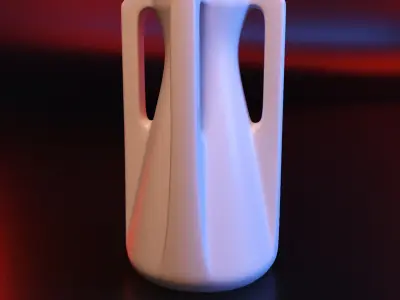 Vase geometric roman stl  3D print model