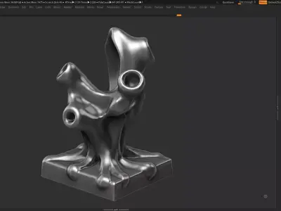 Modern Abstract Decorative sculpture 3d print model 3D print model 7