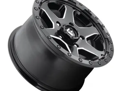 Fuel Ripper Wheel Gloss Black And Milled F150 Raptor 3D model