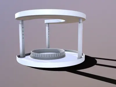 Racks Rotating Holder 3D model