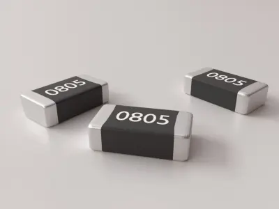 SMD Resistor 3D model
