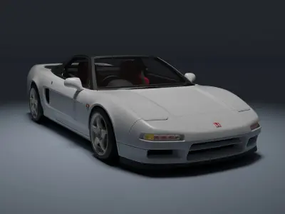 Honda NSX-R Low-poly 3D model