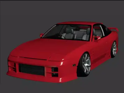 G Corporation Flash V1 Nissan 180wx GTS GT6 GT7 Base 3D model