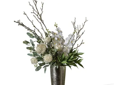 Flower Set 098 3D model