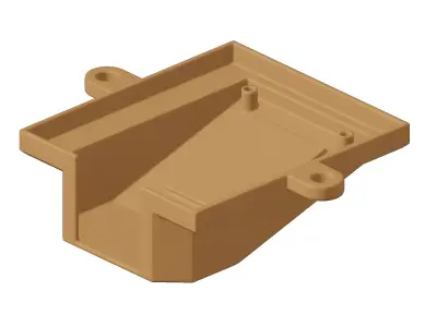 Plastic Automotive ECU Enclosure Toy 3D model