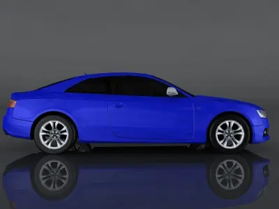 Audi S5 Low-poly 3D model