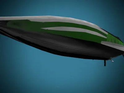 rc Boat  Low-poly 3D model