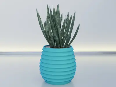 pot planter holder 10 3D print model