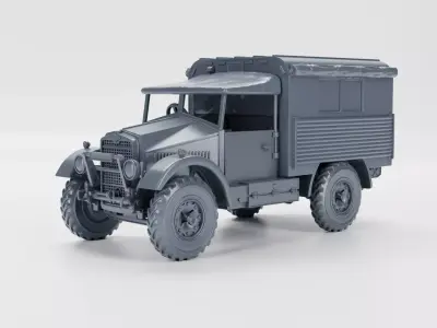 Morris CS8 MkIII    UK WW2 3D print model