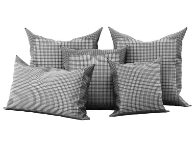 Decorative Pillows v1 3D model