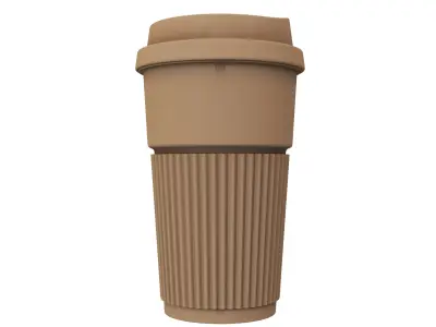 disposable coffee cup candle mold free Free 3D print model