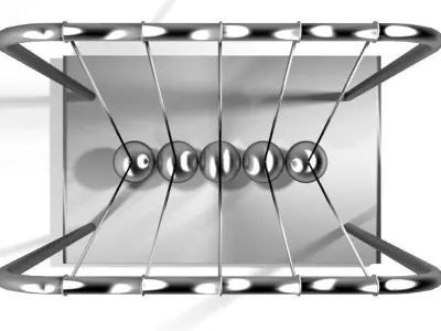 Toys - Newtons Cradle 3D model