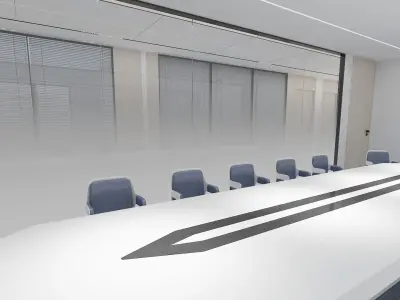 modern conference room 3D model