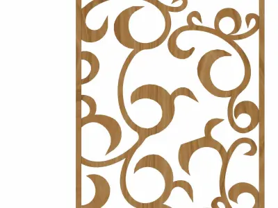 Decorative panel STL 3D model 23